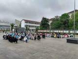 潜山市槎水镇中心学校开展防震逃生演练活动