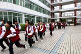 舒城县桃溪中学开展了2021年防灾减灾暨消防应急演练活动
