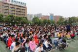 肥东县古河路小学开展5.12防灾减灾疏散演练