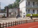 岳西县头陀中心学校举行反恐防暴应急演练