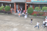 绩溪县临溪中心小学开展防震减灾应急演练活动
