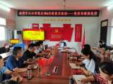 潛山市油壩中心小學(xué)黨支部開展慶“七一”黨日活動
