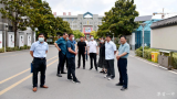 阜阳市疫情防控督导组到界首一中检查高考疫情防控工作                   