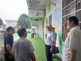 安庆市校园“三防”建设专项督查组到潜山市油坝中心小学督查指导工作