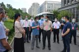 叶露中巡查六安一中东校区中考组考工作