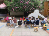 “園之韻”——記合肥市宿州路幼兒園中四班采風(fēng)寫生活動(dòng)   