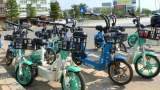 共享單車，文明擺放——合肥市42中七（9）中隊(duì)開展暑期志愿者服務(wù)活動(dòng)（二）