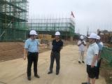 石敬忠督查潜山市黄泥中心小学迁建工程建设