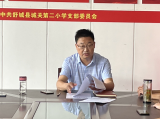 舒城县城关二小党支部开展8月份主题党日活动