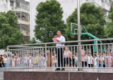 望江县第一小学举行开学典礼 