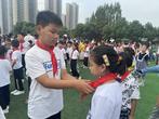 童心向党 领巾飞扬——合肥市庆平希望学校2021-2022年度第一学期第一批少先队员入队仪式