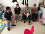 怀远县徐圩乡学区开展走访慰问退休教师活动