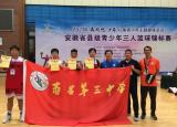 寿县三中篮球队荣获2021年安徽省县级青少年三人篮球锦标赛第八名