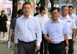 铜陵市市长孔涛到市第三中学督导创建全国文明城市工作                 