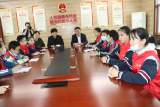 肥东县古河路小学小记者参加文明县城创建主题实践活动