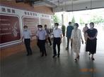 淮南市田家庵區(qū)區(qū)委書記文見寶蒞臨淮南民生中學(xué)檢查工作            