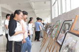 宿松縣花涼中學(xué)舉行“慶國慶”師生書畫作品展