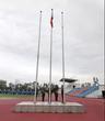 寿县安丰高级中学举行“ 庆重阳 感党恩”主题升旗仪式            