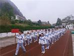 宁国市胡乐初中隆重举行三十二届秋季运动会开幕式      