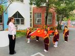 合肥荣幼教育集团开展“爱护环境，从我做起”为主题的升旗仪式