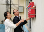 濉溪县五沟中心学校关工委调研民办看护点            