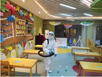 合肥市宿州路幼儿园教育集团森林城分园：全面消杀 为爱护航         