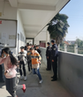 望江楊灣中學(xué)開展消防疏散演練