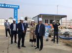 梅耐雪视察潜山市黄泥中心小学迁建工程项目建设情况