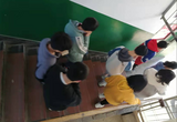 望江县凉泉初中举行消防应急疏散演练