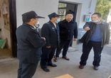 石敬忠“四不两直”到潜山市油坝乡中心学校督查指导工作