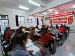 怀远县淝河学区岭集小学召开期中考试质量分析会      