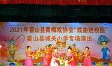 戏曲进校园  经典代代传 —— 霍山县黄梅戏协会在霍山县城关小学进行专场演出           