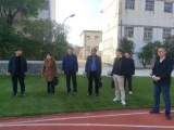 潜山市教育局到油坝乡进行校园安全督查