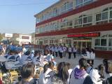 岳西县巍岭中心学校举行红歌大合唱比赛活动
