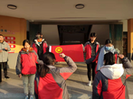 天长市十八集初中团支部举行新团员入团仪式
