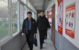 利辛县委常委、宣传部长、县委教育工委书记、教育局局长王林兵一行到利辛中学调研            