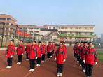 利辛中学联盟校西校区举行中小学生队列队形比赛         