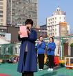 快乐早操 强身战“疫”——舒城县城关第二幼儿园开展早操评比活动