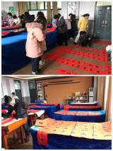 义写春联送祝福，浓浓墨香迎新春一一合肥市郎溪路小学开展义写送春联活动