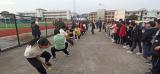 潜山市余井镇中心学校举办“迎新年•拔河比赛”