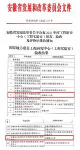 喜讯！安徽理工大学国家工程研究中心通过验收、并获批1个省级工程研究中心          