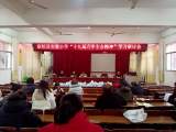 宿松县实验小学党总支部召开学习十九届六中全会精神党员大会