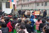 宿松：举行“童心向善 小手传大爱”义卖捐款活动         