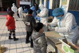 望江泊湖中心学校全体师生接受核酸检测