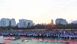 携手新学期 一起向未来 —— 六安九中举行新学期第一次升旗仪式       