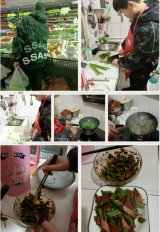 我和妈妈换天岗 —— 桐城市大关教育集团校卅铺初中寒假开展系列劳动教育实践活动                              