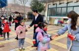 最是一年春好处，正值喻小奋斗时——合肥市园上园小学喻岗分校举办春季开学典礼