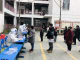 逍遙津小學金都華庭校區(qū)師生全員核酸檢測，助力平安返校   