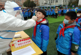 核酸检测进校园 筑牢防线保安全—滁州市会峰小学师生开展开学前核酸检测工作