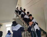 赛口中学举行消防逃生疏散演练活动